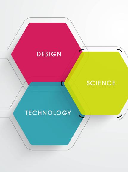 Modern,Science,Concept,,Science,Meets,With,Design,And,Technology.